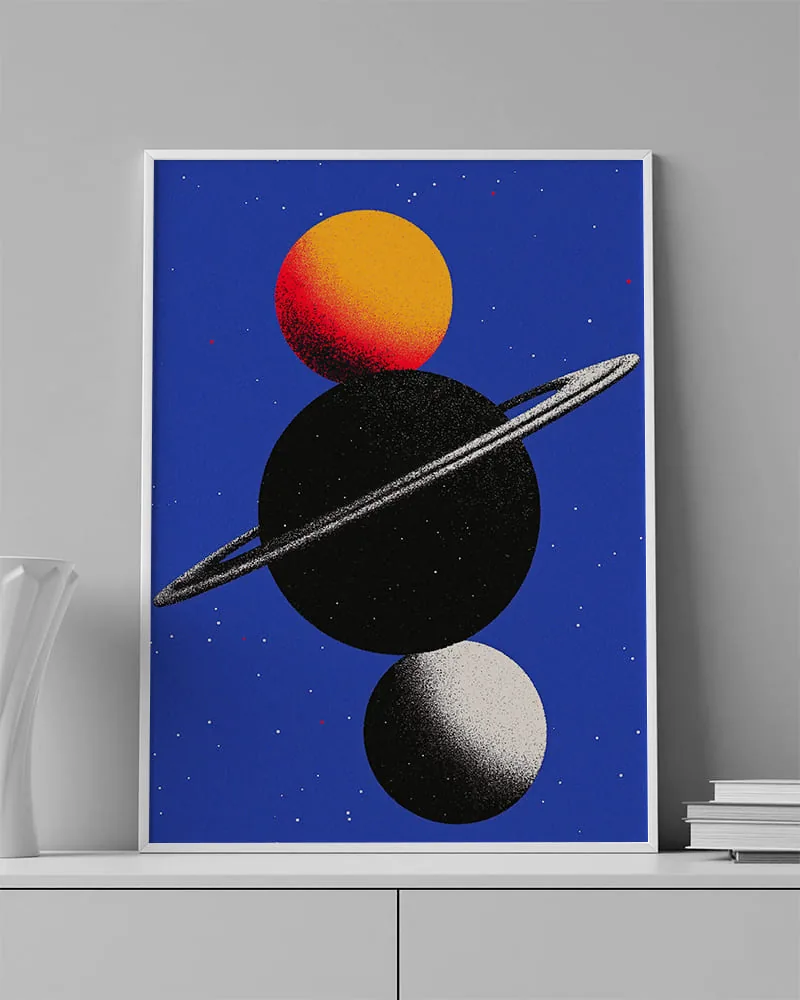 VINTAGE SPACE 0110 ambientado en una pared
