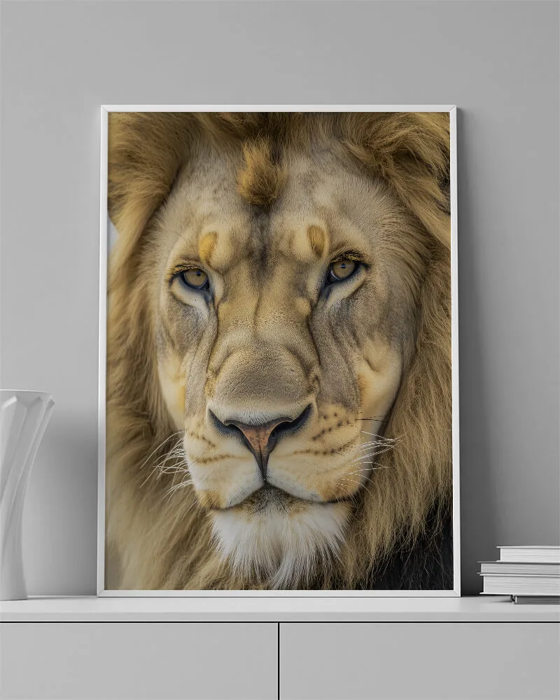 LION 0102 ambientado en una pared