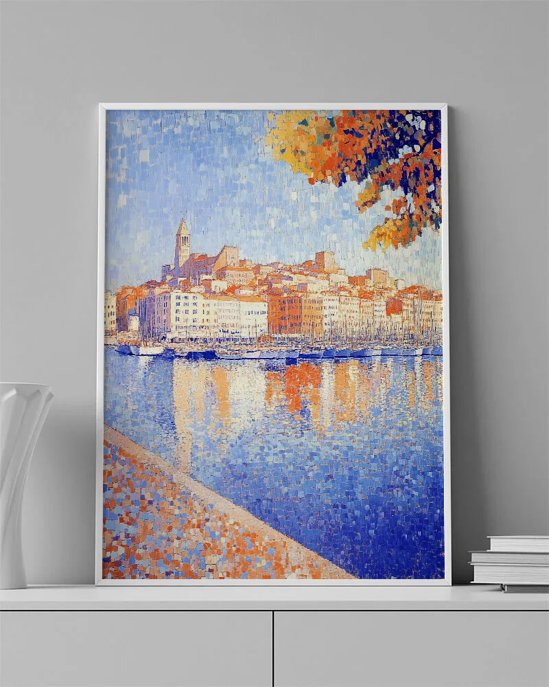 POINTILLISM 0009 ambientado en una pared