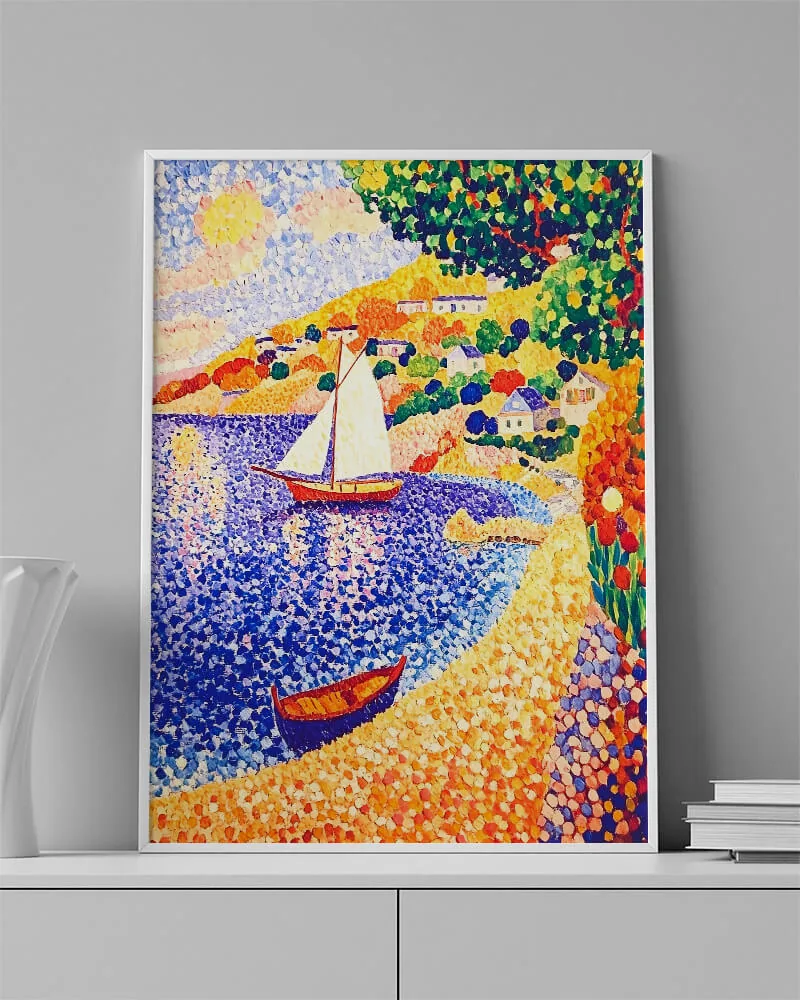 POINTILLISM 0001 ambientado en una pared