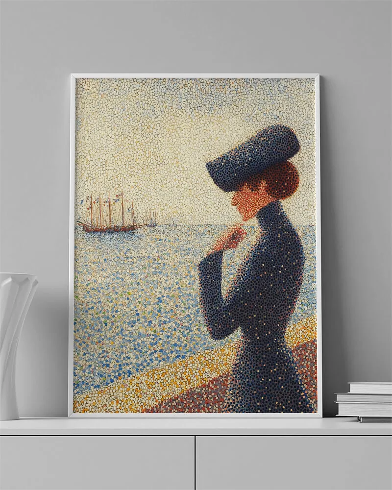 POINTILLISM 0007 ambientado en una pared