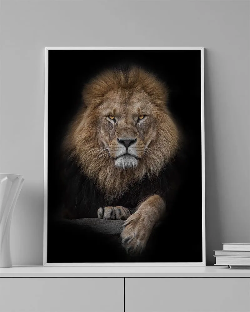 LION 0015 ambientado en una pared