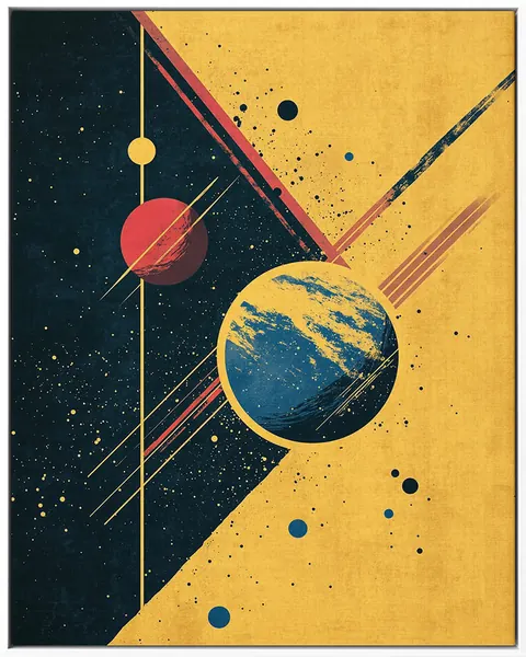 VINTAGE SPACE 0077 — VINTAGE SPACE, Pintura