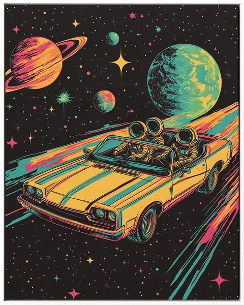 VINTAGE SPACE 0047 — VINTAGE SPACE, Pintura