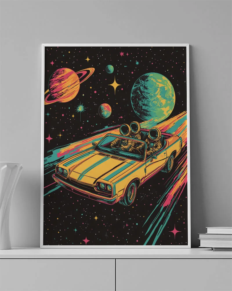 VINTAGE SPACE 0047 ambientado en una pared
