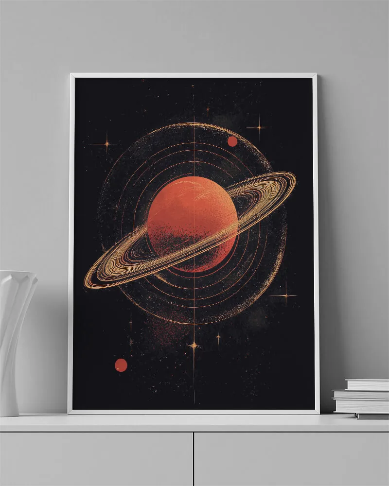 VINTAGE SPACE 0013 ambientado en una pared