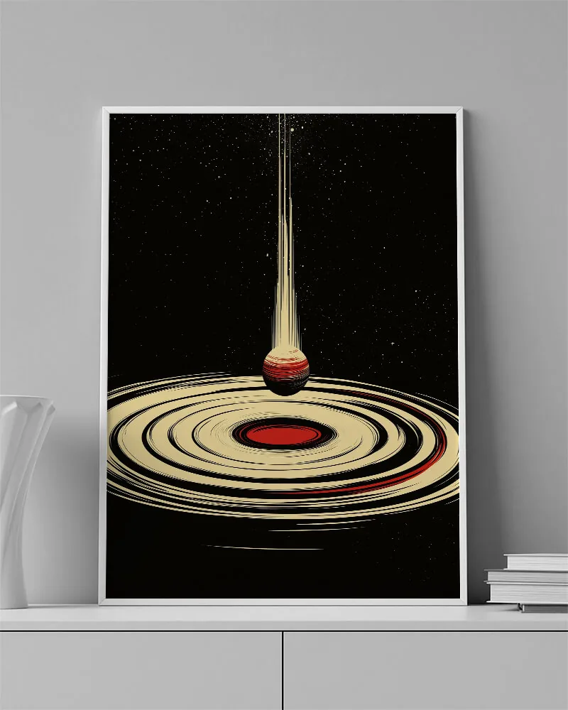 VINTAGE SPACE 0030 ambientado en una pared