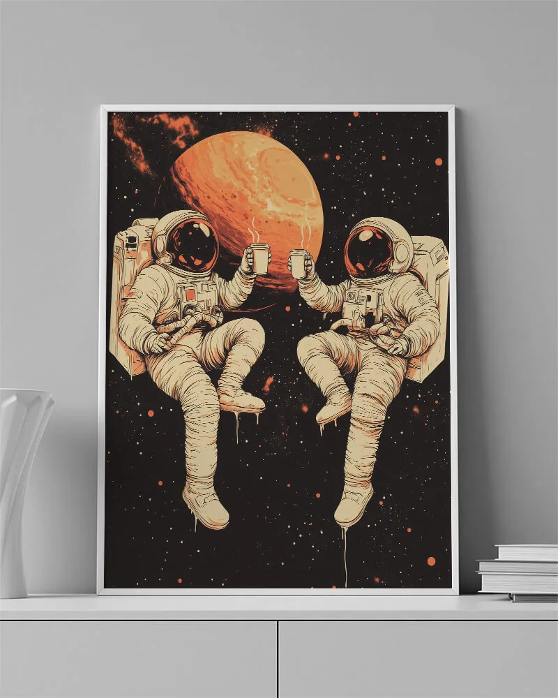 VINTAGE SPACE 0046 ambientado en una pared