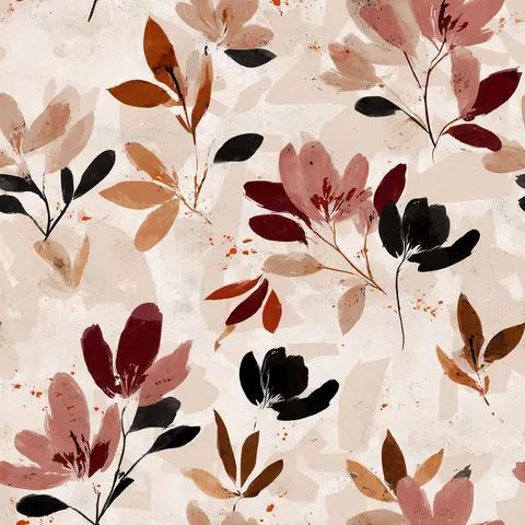 FLORAL 0434 — FLORAL, Papel tapiz secuencial
