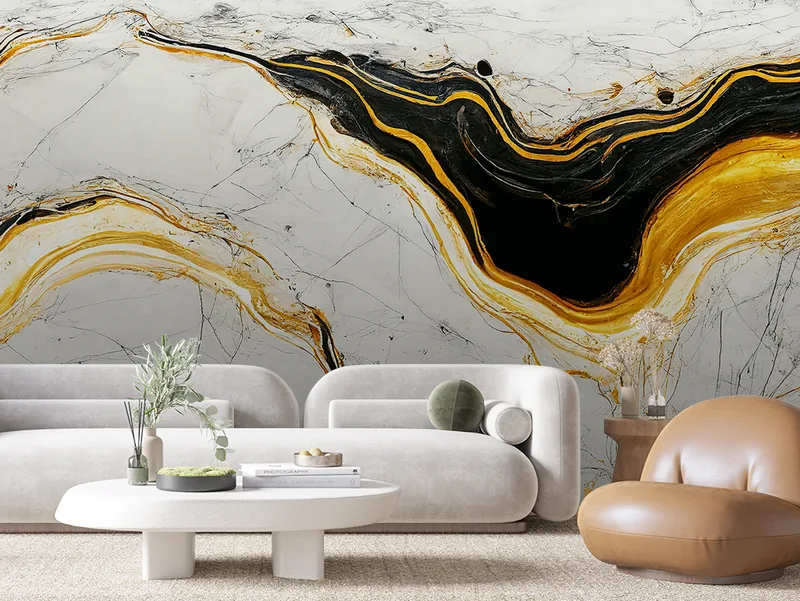 MARBLE 0064 ambientado en una pared