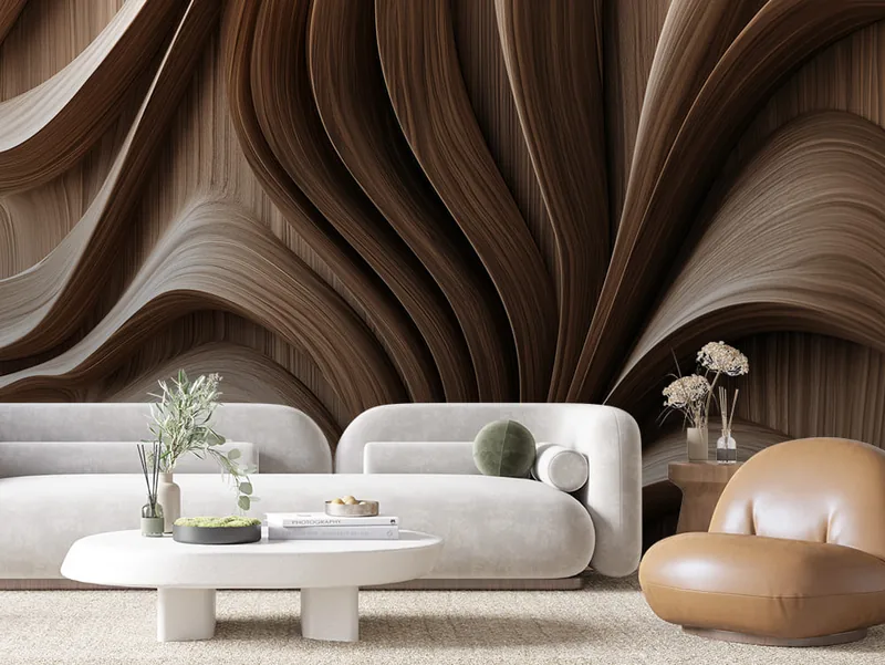 WOOD 0227 ambientado en una pared