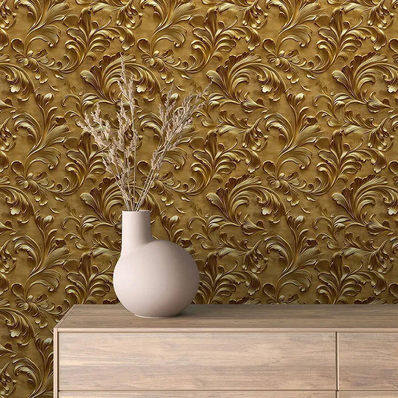 GOLDEN 0001 ambientado en una pared