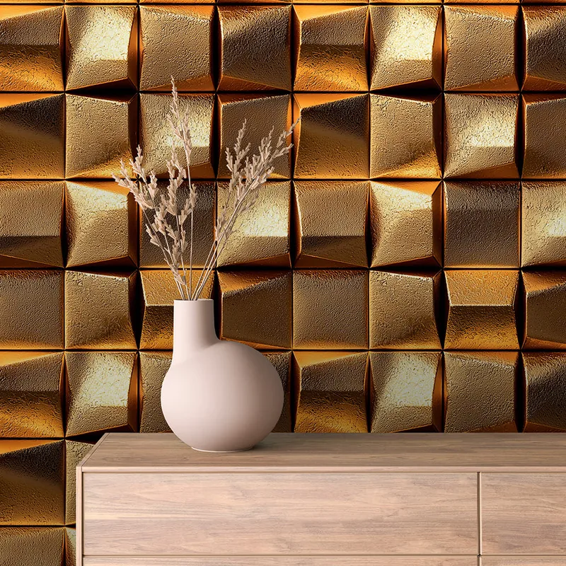GOLDEN 0009 ambientado en una pared