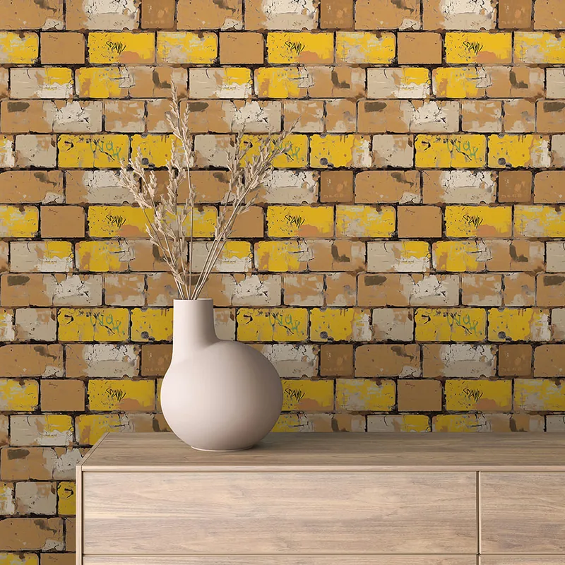 BRICK 0078 ambientado en una pared