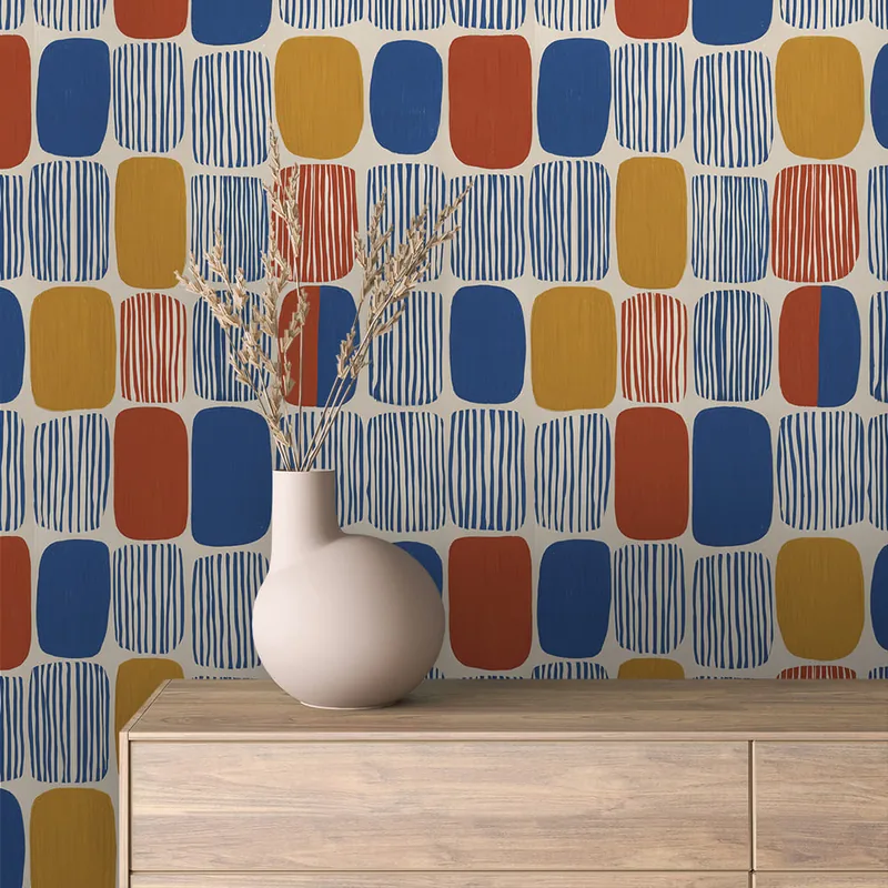 GEOMETRIC 0296 ambientado en una pared