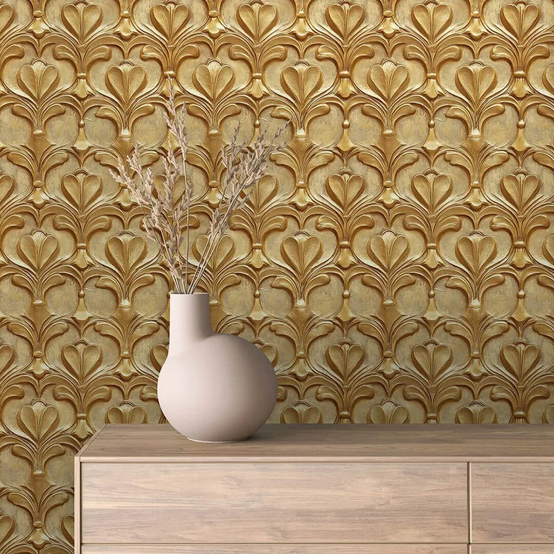 GOLDEN 0002 ambientado en una pared
