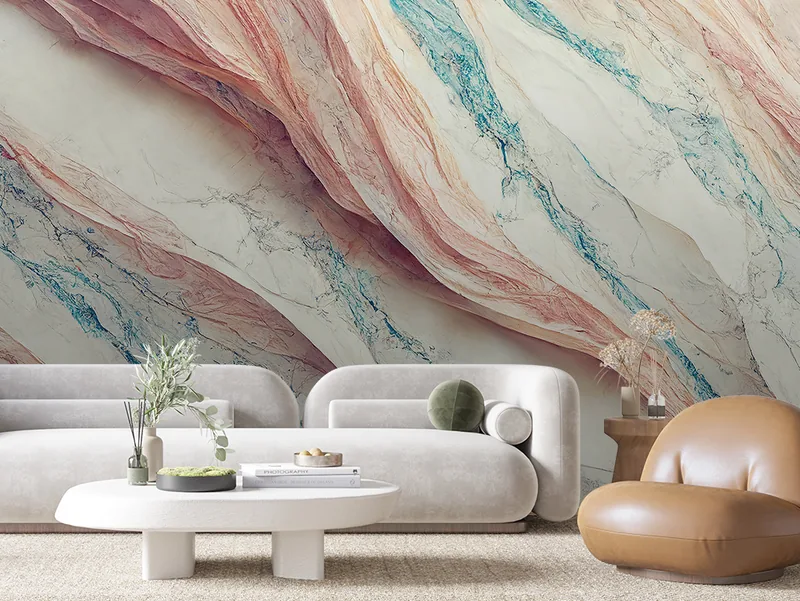 MARBLE 0075 ambientado en una pared