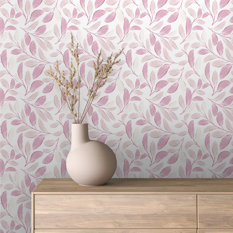 FLORAL 0225 ambientado en una pared