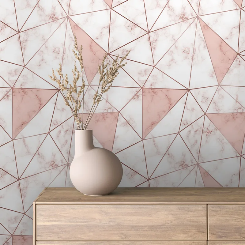 GEOMETRIC 0167 ambientado en una pared