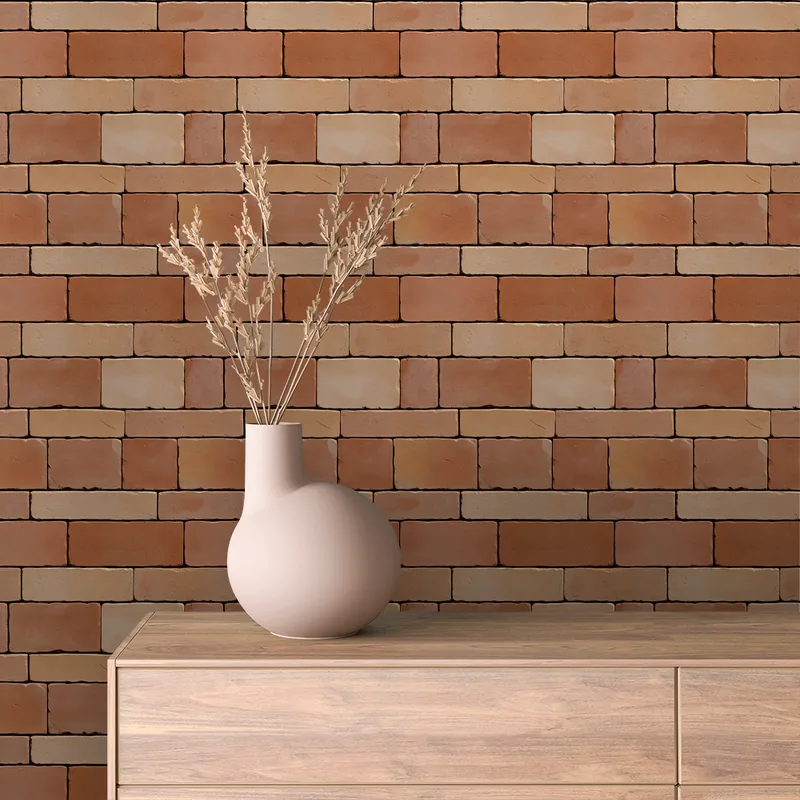 BRICK 0035 ambientado en una pared