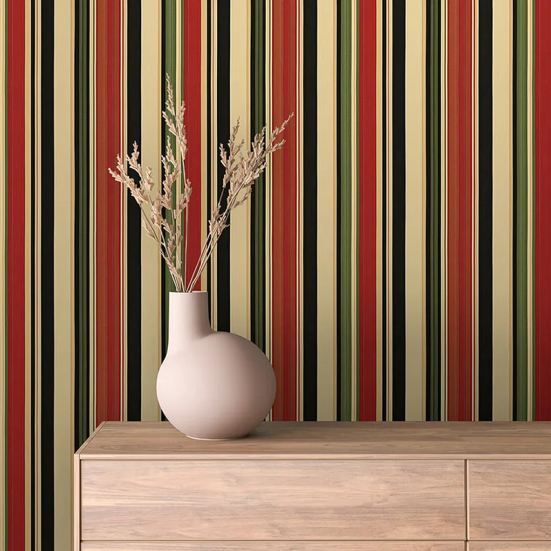 STRIPED 0004 ambientado en una pared