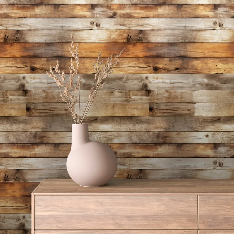 WOOD 0002 ambientado en una pared